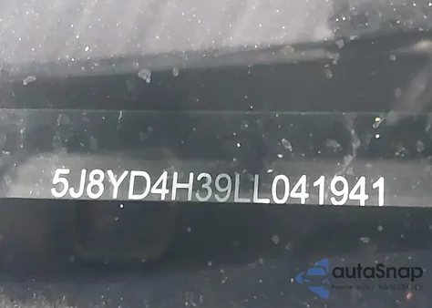 2020 Acura Mdx z USA, uszkodzony, nr VIN 5J8YD4H39LL041941